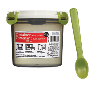 Container with Spoon, 1 unit