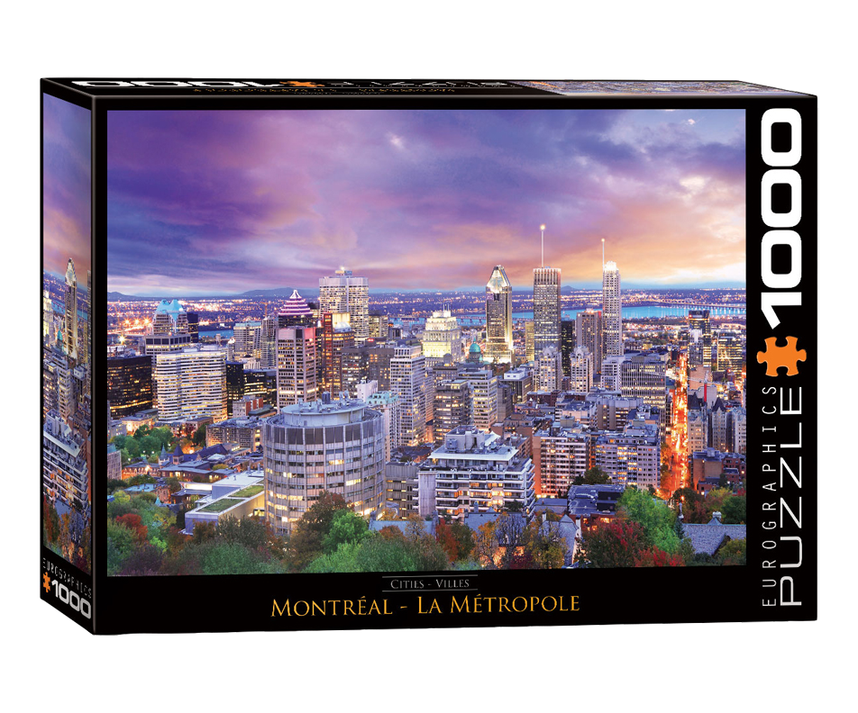 Puzzle 1000 Pieces, Montréal, la Métropole, 1 unit Eurographics