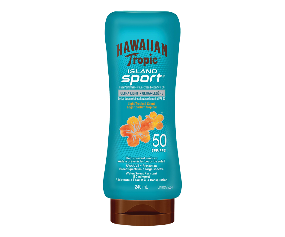 Island Sport Sunscreen Lotion, SPF 50, 240 ml Hawaiian Tropic Sun