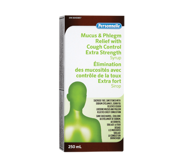 Image of product Personnelle - Mucus & Phlegm Relief with Cough Control Extra Strenght Syrup, 250 ml