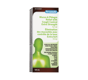 Image of product Personnelle - Mucus & Phlegm Relief with Cough Control Extra Strenght Syrup, 120 ml