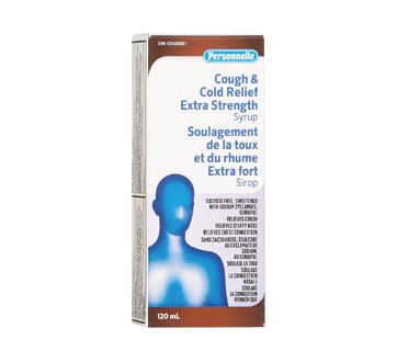 Image of product Personnelle - Cough & Cold Relief Extra Strenght Syrop, 120 ml