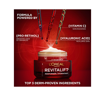 Image 2 of product L'Oréal Paris - Revitalift Triple Power LZR Day Moisturizer Face Cream with Vitamin C, Pro-Retinol + Hyaluronic Acid, 50 ml