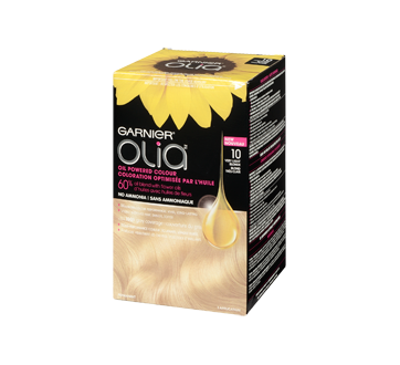 Image 3 of product Garnier - Olia Oil Powered Permanent Hair Colour, 1 unit 10 - Very Light Blonde