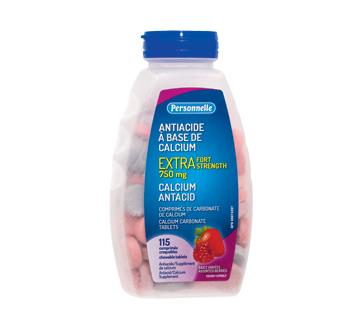 Image of product Personnelle - Calcium Antacid, 115 units, Assorted Berries