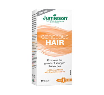 Image 2 of product Jamieson - Gorgeous Hair Softgels, 60 units