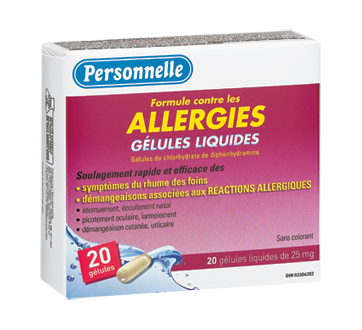 Image of product Personnelle - Allergy Liquid Capsule 20 mg, 20 units