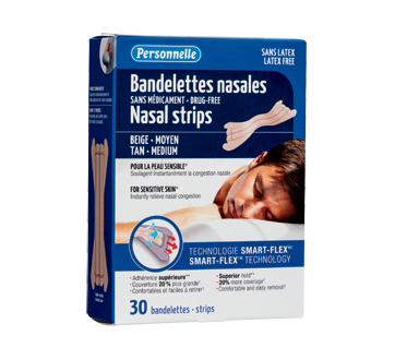 Image of product Personnelle - Nasal Strips, 30 units, Tan