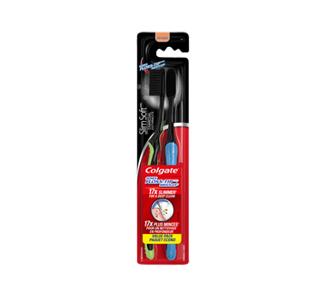 Image of product Colgate - Slim Soft Charcoal Toothbrush , 1 unit