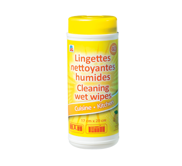 Cleaning Wet Wipes, 40 units, Kitchen