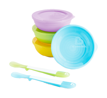 Love-A-Bowl Bowls, Lids and Spoons Set, 10 units