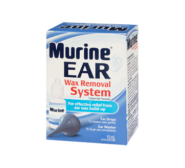 Murine Ear Wax Removal System, 15 ml – Murine : Ear remedy | Jean Coutu