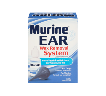 Murine Ear Wax Removal System, 15 ml – Murine : Ear remedy | Jean Coutu