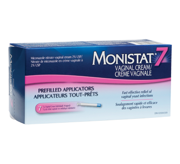 Image of product Monistat - Monistat 7 - Vaginal Cream in Prefilled Applicators, 7 x 5 g