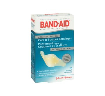 Image 2 of product Band-Aid - Advanced Healing Cuts and Scrapes Bandages, Regular, 10 units