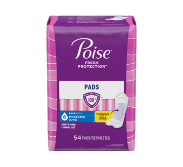 Ultra Length Pads, 54 units, Moderate Absorbency
