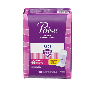 Regular Length Pads Maximum Absorbency, 48 units