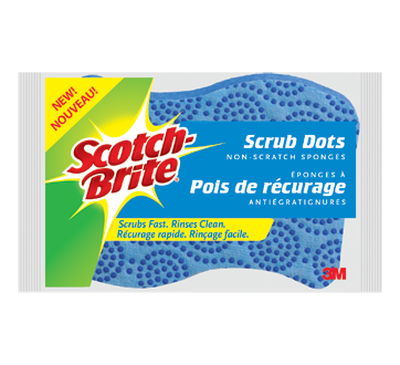 Image of product Scotch-Brite - Scrub Dots Non-Scratch Sponge, 2 units
