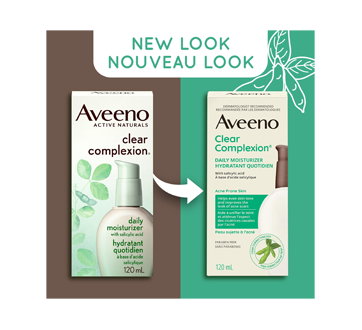 Image 2 of product Aveeno - Clear Complexion Daily Moisturizer, 120 ml