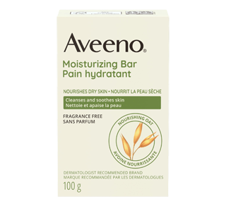 Moisturizing Bar for Dry Skin, 100 g – Aveeno : Soap