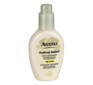 Positively Radiant Daily Moisturizer SPF 15, 120 ml – Aveeno : Moisturizer