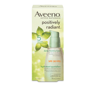 Positively Radiant Daily Moisturizer SPF 30, 75 ml – Aveeno : Moisturizer