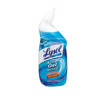 Image of product Lysol - Action Gel Toilet Bowl Cleaner, 710 ml, Spring Waterfall