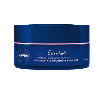 Image 3 of product Nivea - Essentials 24H Moisture Boost + Nourish Night Cream, 50 ml, Dry and Sensitive Skin