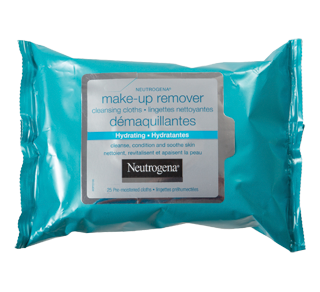 Hydrating Make-up Removing Wipes, 25 units – Neutrogena : Face
