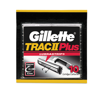 Image of product Gillette - Trac II Plus Cartridges, 10 units