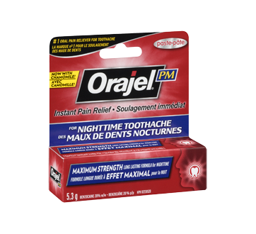 Image 2 of product Orajel - PM Nighttime Toothache Maximum Strength Pain Relief Paste , 5.3 g