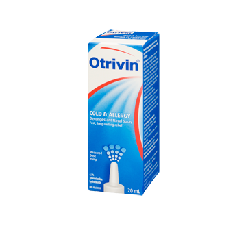 Image 1 of product Otrivin - Cold & Allergy Decongestant Nasal Spray, 20 ml