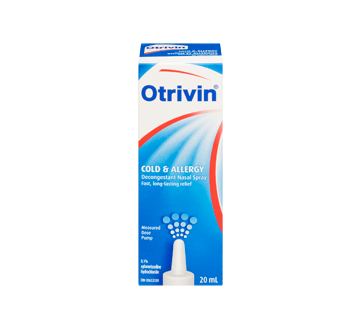 Image 3 of product Otrivin - Cold & Allergy Decongestant Nasal Spray, 20 ml