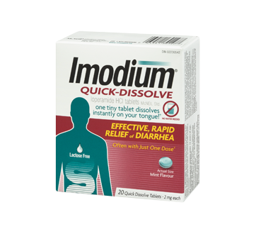 Image 1 of product Imodium - Quick-Dissolve Tablets, 20 units