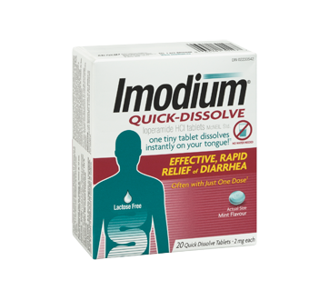 Image 2 of product Imodium - Quick-Dissolve Tablets, 20 units