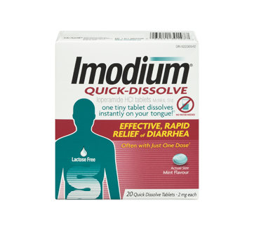 Image 3 of product Imodium - Quick-Dissolve Tablets, 20 units