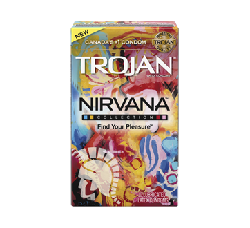Image of product Trojan - Nirvana Lubricated Latex Condoms, 10 units