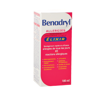 Image of product Benadryl - Benadryl Liquid Elixir, 100 ml