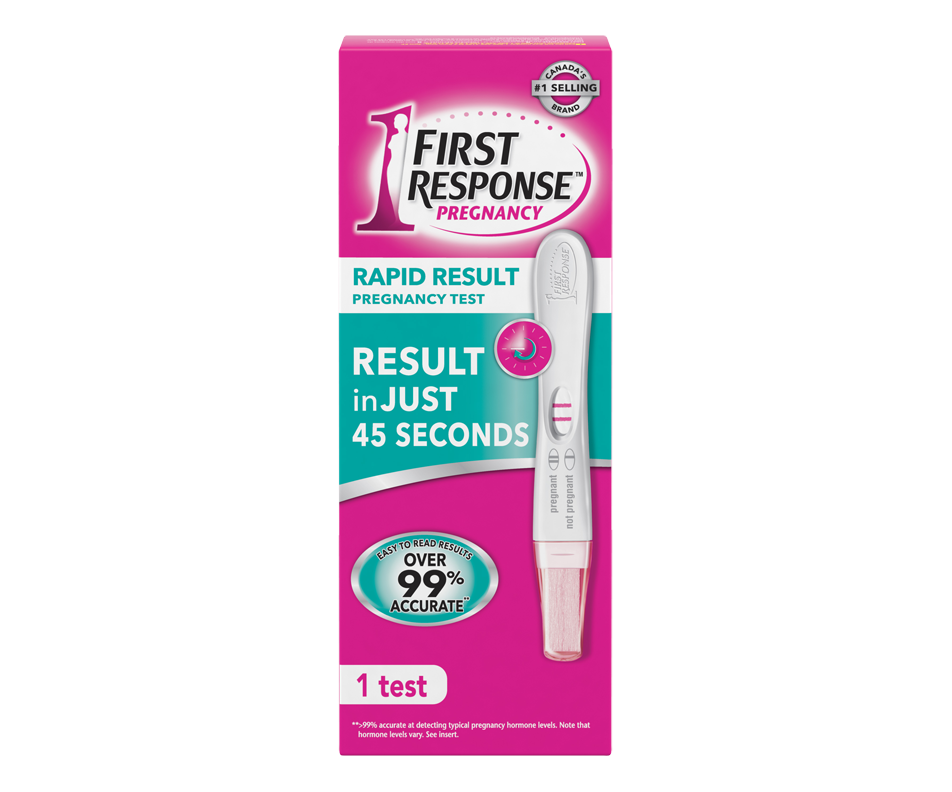 Rapid Result 1 Minute Pregnancy Test First Response Pregnancy Test