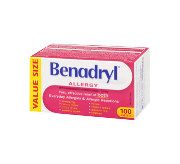 Image 1 of product Benadryl - Benadryl Caplets, 100 units