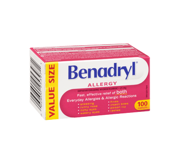 Image 2 of product Benadryl - Benadryl Caplets, 100 units