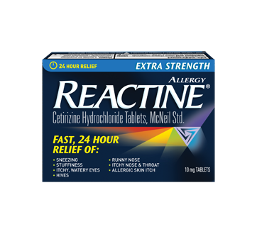 Image of product Reactine - Extra Strength Reactine Tablets, 84 units