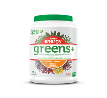 Greens Extra Energy 399 G Orange Genuine Health Energy Jean Coutu