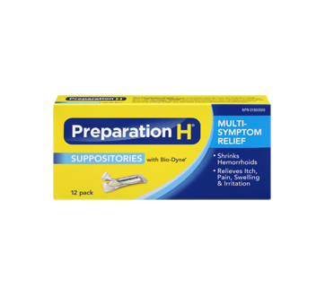 Image 3 of product Preparation-H - Preparation-H Suppositories, 12's