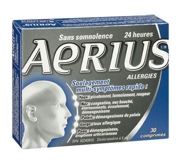 Image of product Aerius - Aerius Allergies Desloratadine Tablets 5 mg, 30 units