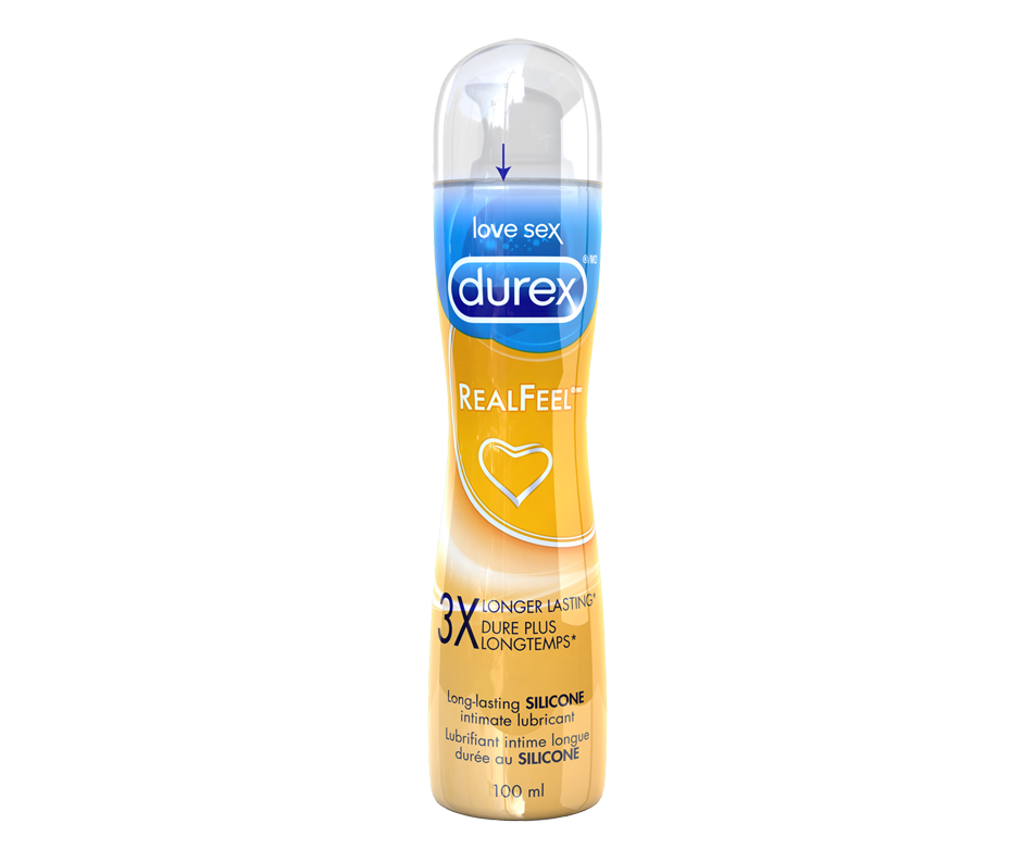 Durex RealFeel Silicone Based Intimate Lubricant, 100 ml Durex
