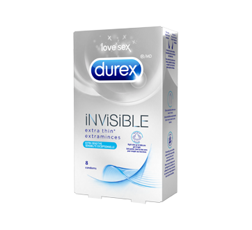 Image 3 of product Durex - Durex Condoms Invisible Extra Thin Extra Sensitive, 8 units