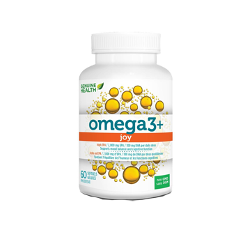 Image of product Genuine Health - Omega3+, 60 units