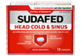 Thumbnail 1 of product Sudafed - Head Cold & Sinus Extra Strength Caplets, 12 units