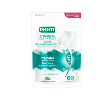 Professional Clean Plus Flosser Picks, 60 units